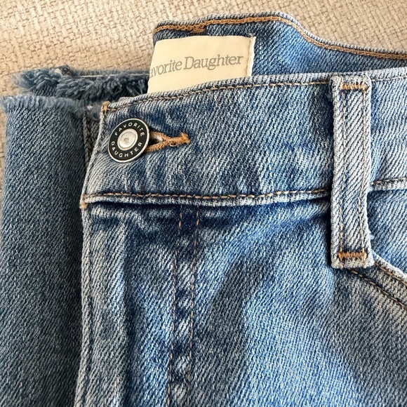 New Favorite Daughter The Mischa Raw Hem Super High Waste Wide Leg Jeans - Picture 4 of 10